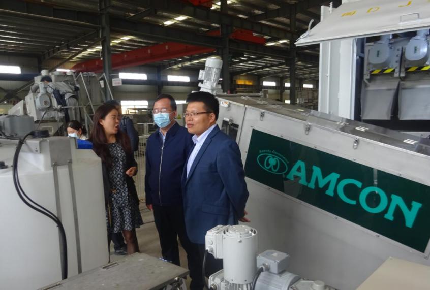 陝西(xī)渭南(nán)高(gāo)新區(qū)代表團莅臨我司考察交流